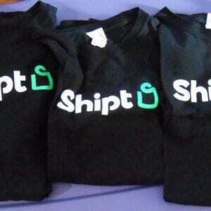 Lot of 3 Shipt Shopper Black Short Sleeve Unisex T-shirts-Size XL-Gildan